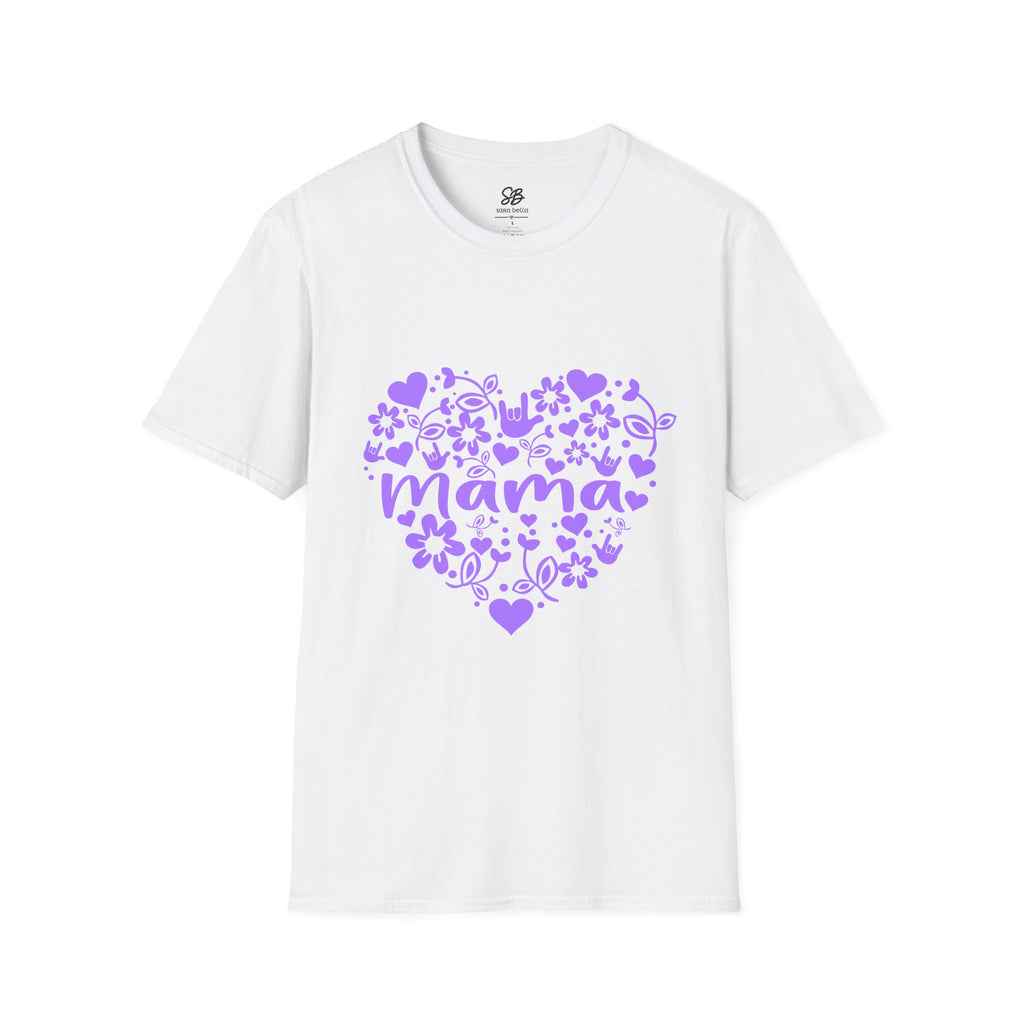 Mama I love you ASL - Unisex Softstyle T-Shirt
