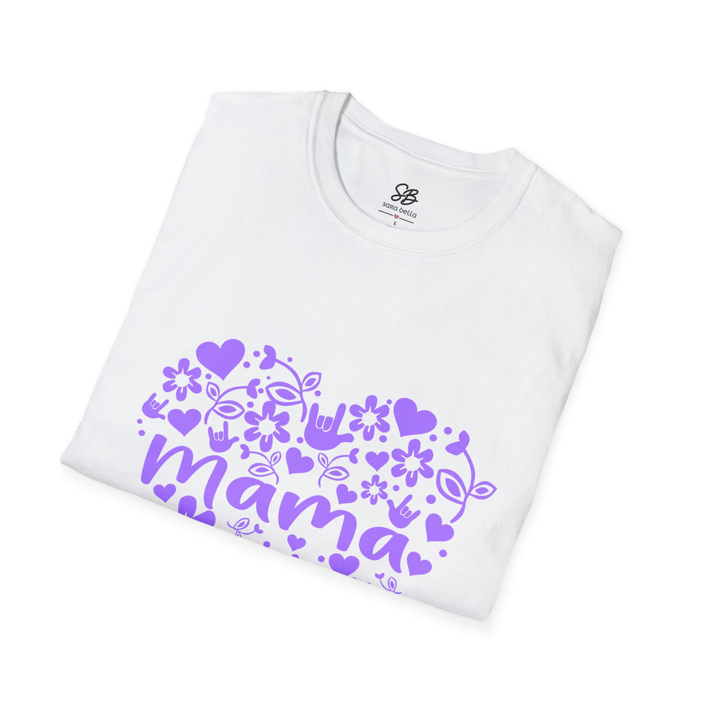 Mama I love you ASL - Unisex Softstyle T-Shirt