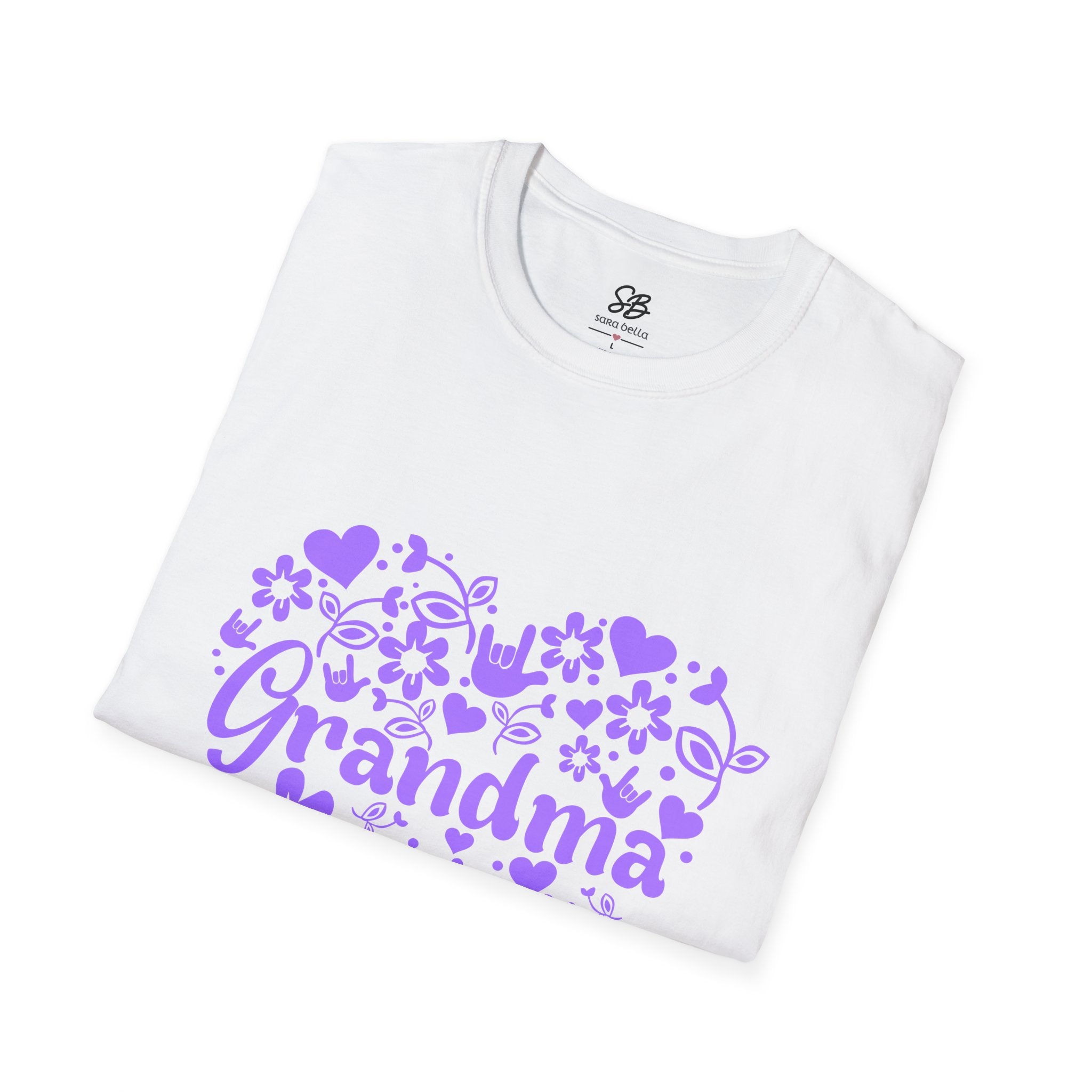 Grandma I love you ASL - Unisex Softstyle T-Shirt
