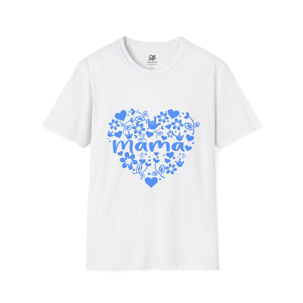 Mama I love you ASL - Unisex Softstyle T-Shirt