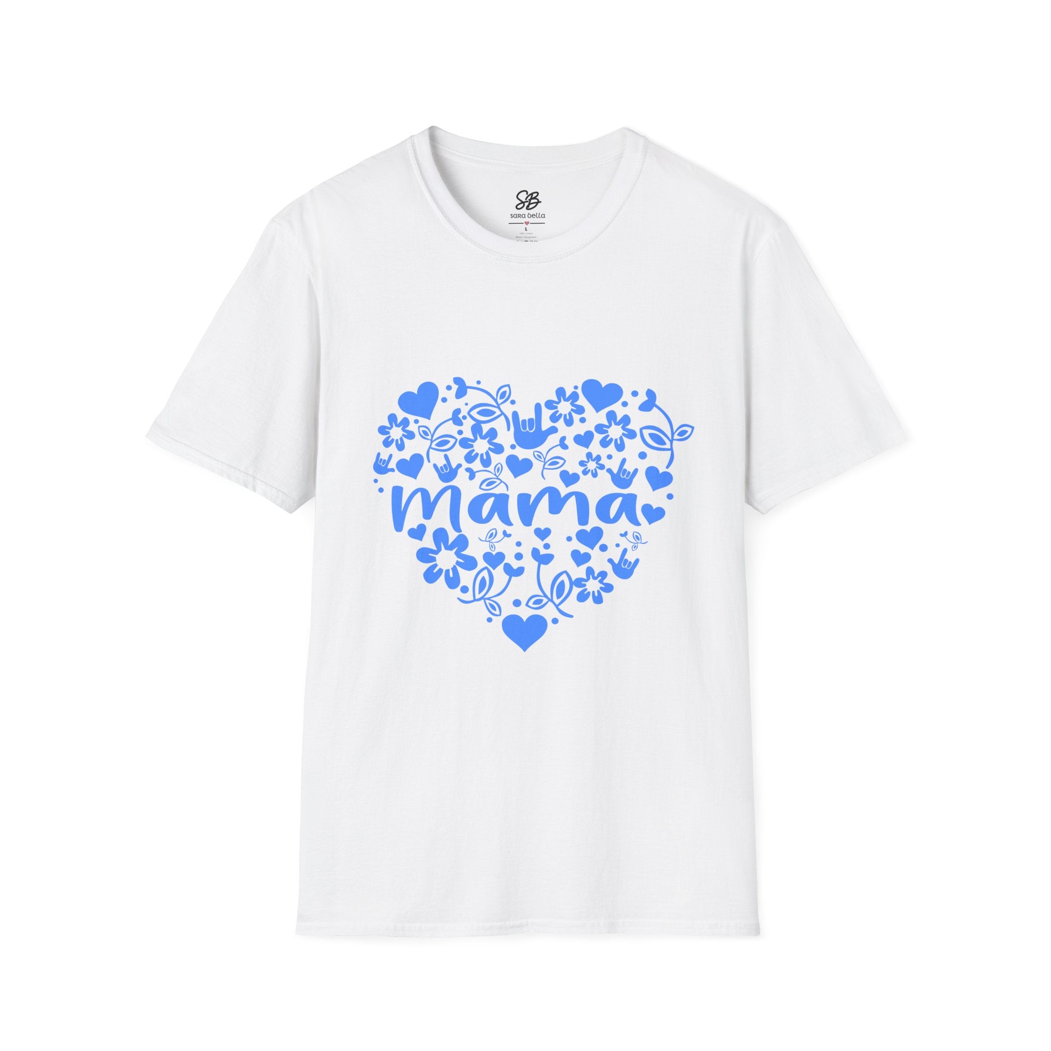 Mama I love you ASL - Unisex Softstyle T-Shirt