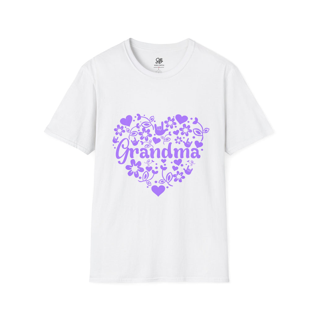 Grandma I love you ASL - Unisex Softstyle T-Shirt