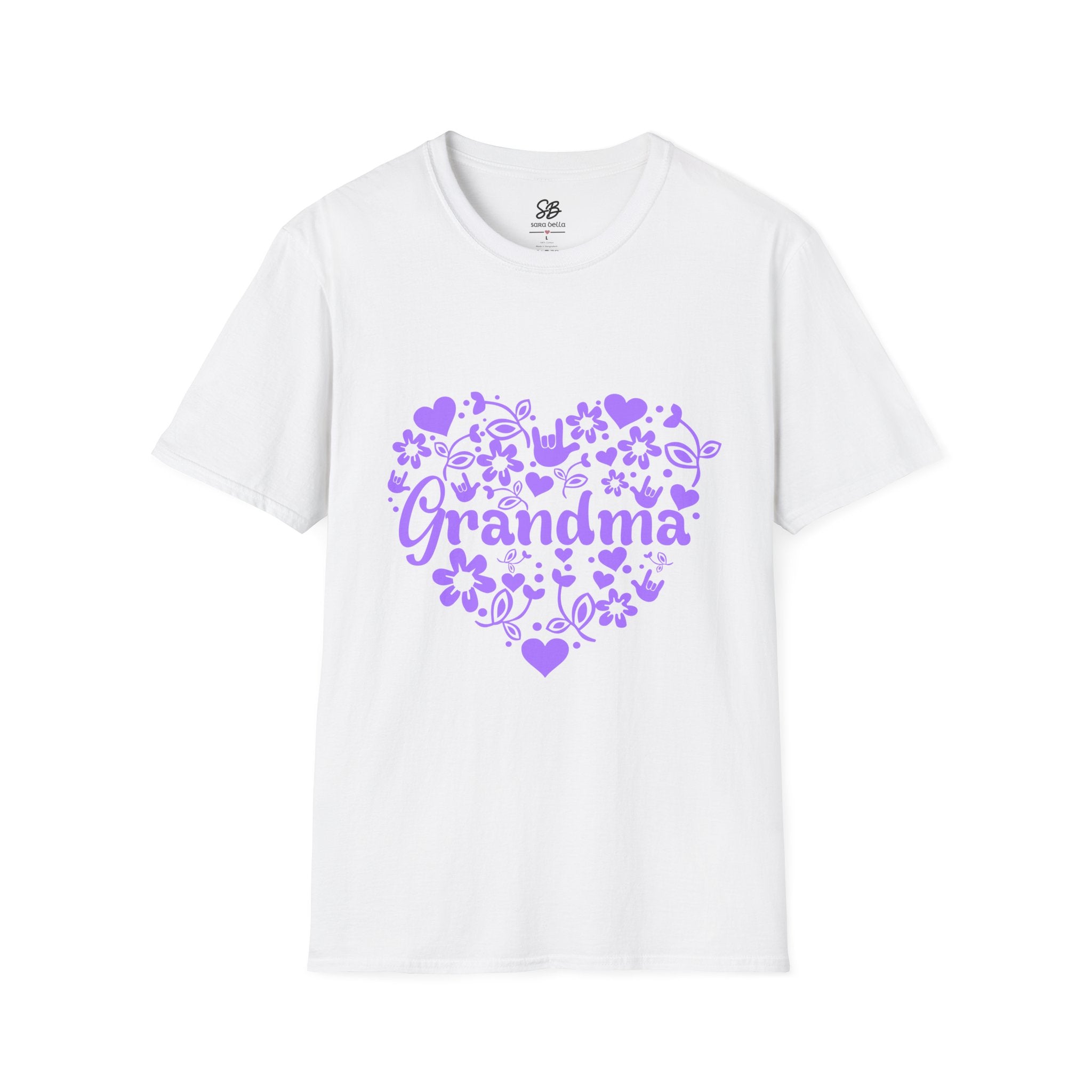 Grandma I love you ASL - Unisex Softstyle T-Shirt
