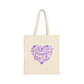 Aunt Heart Floral Tote Bag